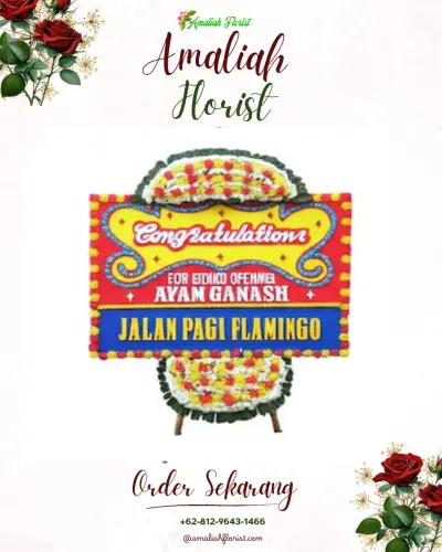 Bunga Papan Congratulation di Gotakan